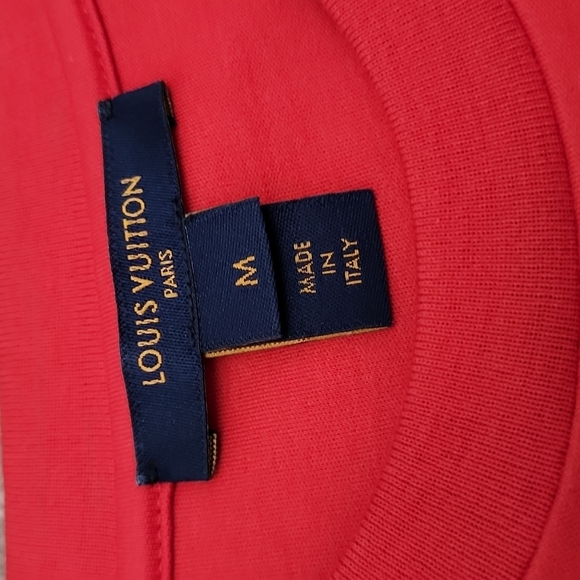 Louis Vuitton like new red tshirt size M - Picture 4 of 5